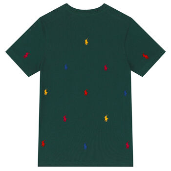 Boys Green Logo T-Shirt