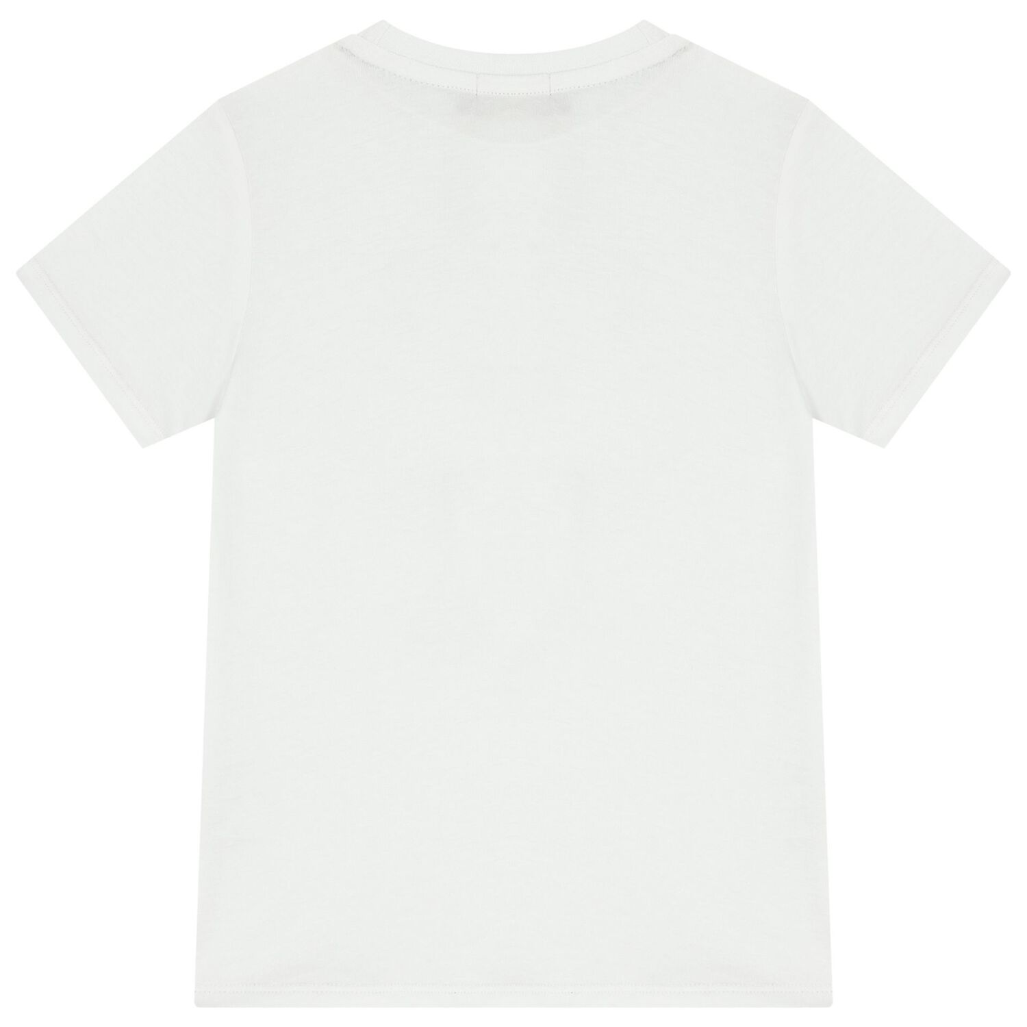Boys White Logo T-Shirt, 1, hi-res
