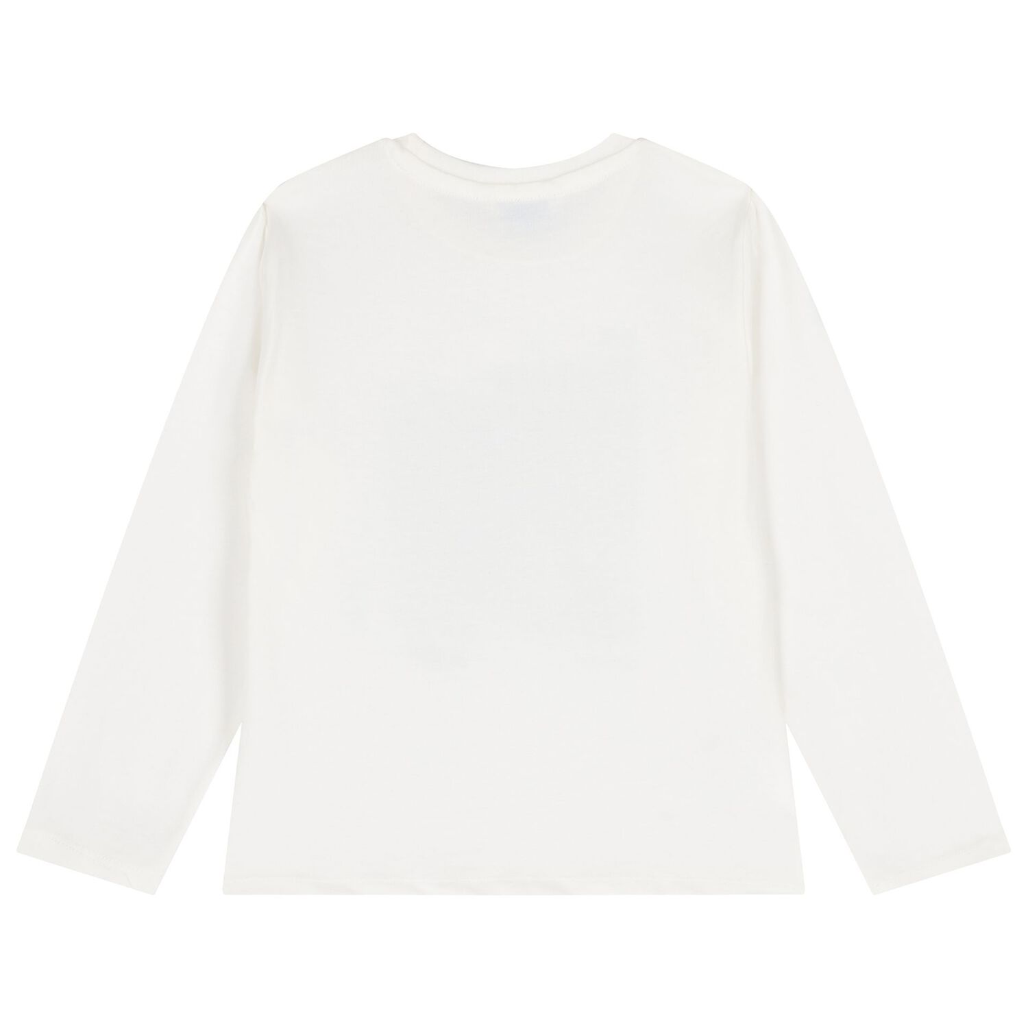 توب اولاد باكمام طويله باللون الكحلى والابيض , 2, hi-res