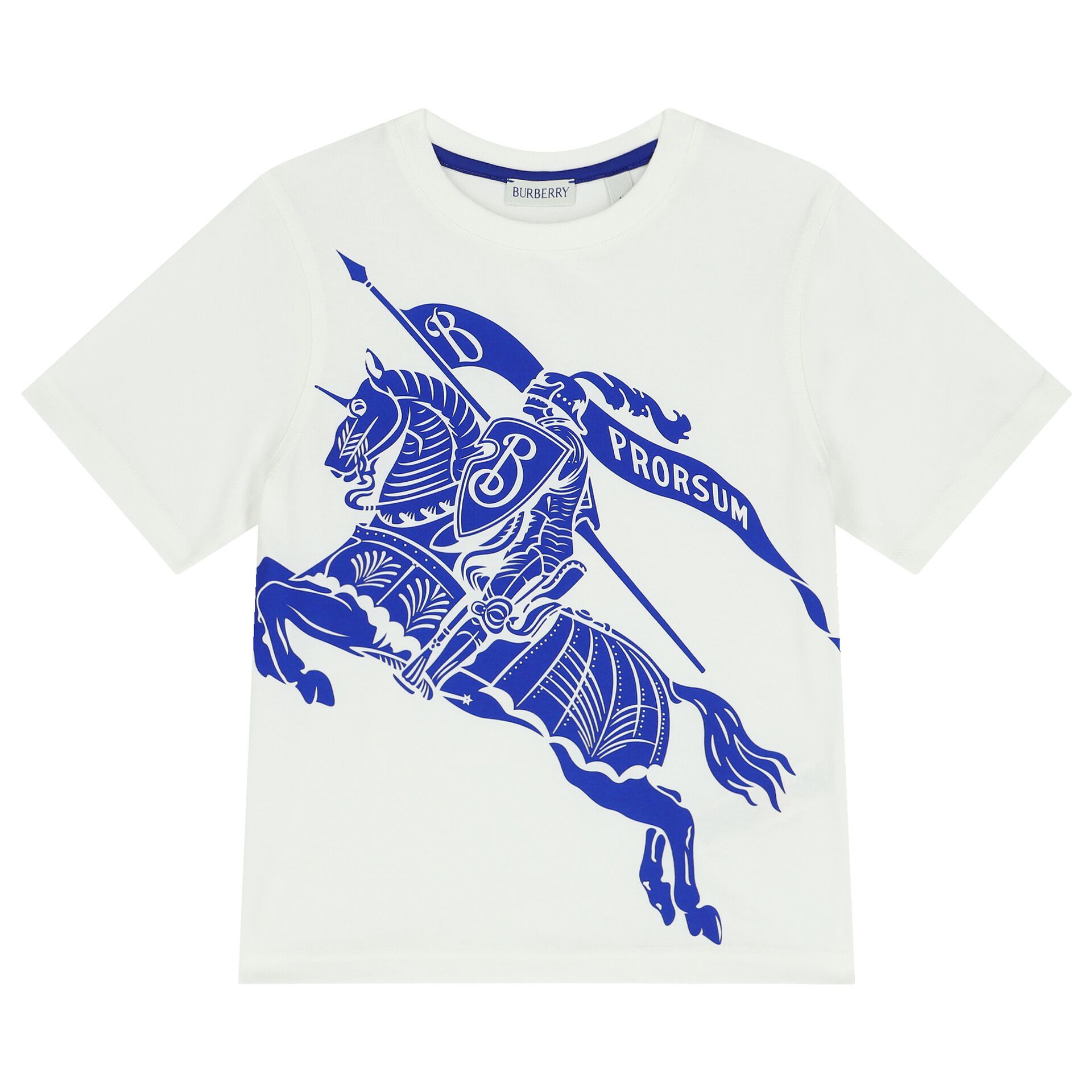 Burberry Boys Ivory Knight T Shirt Junior Couture UAE