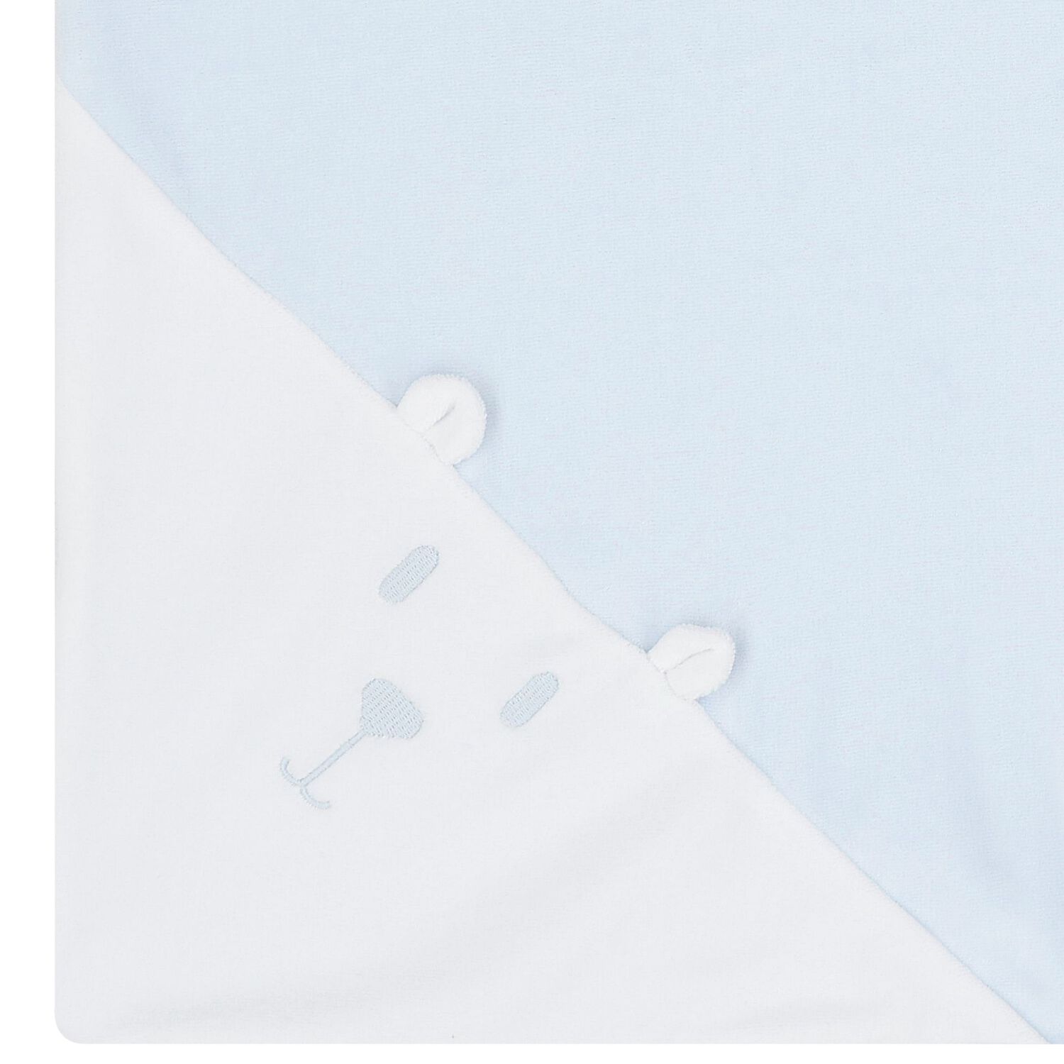 Baby Boys White & Blue Teddy Bear Babygrow Gift Set, 2, hi-res