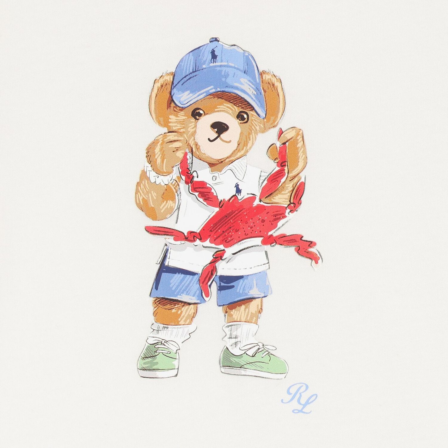 Baby Boys Ivory & Red Cotton Shorts Set, 1, hi-res