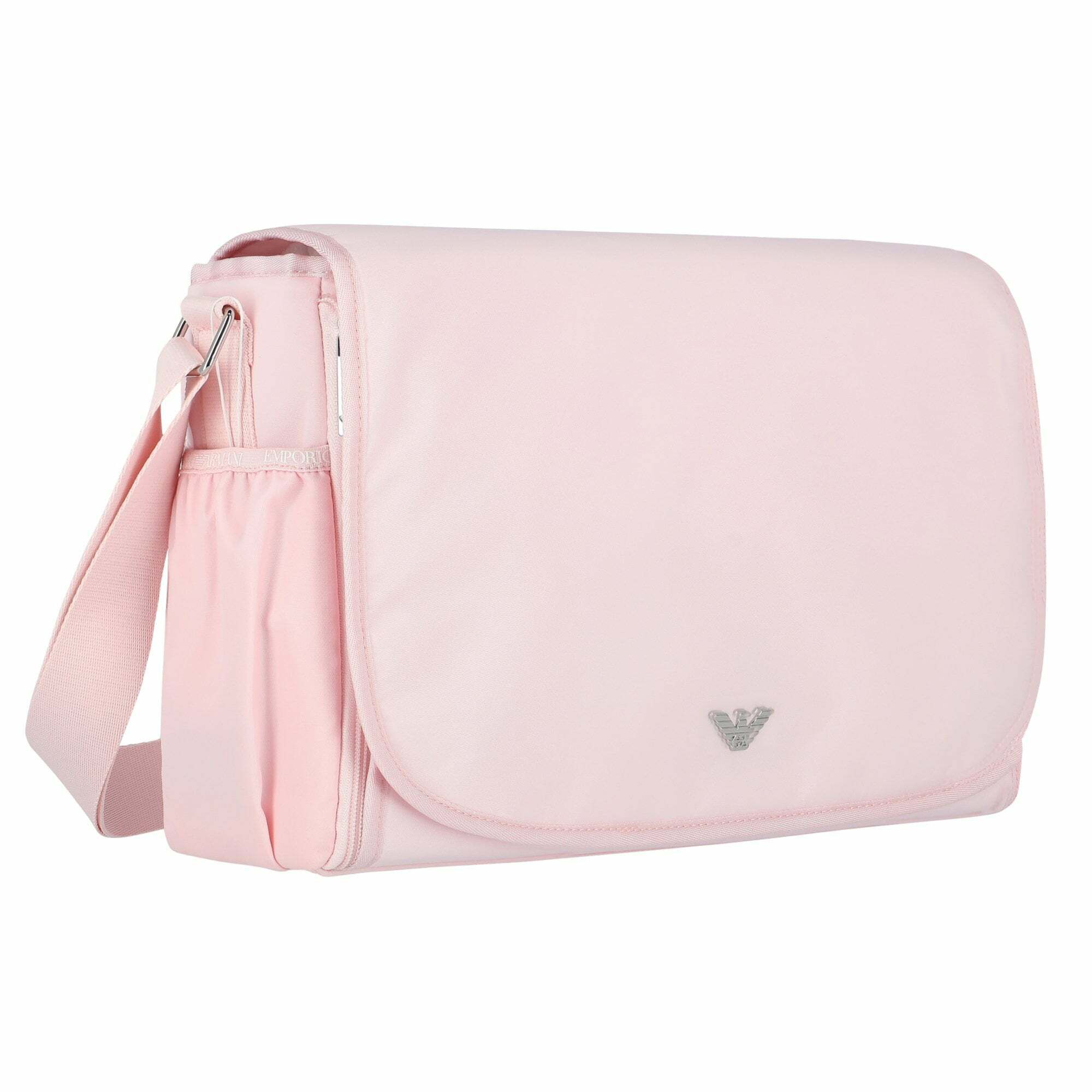 Emporio Armani Baby Girls Pink Logo Changing Bag Junior Couture UAE