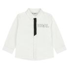 طقم بنطلون اولاد باللون الابيض والاسود , 1, hi-res