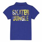 شيرت بولو قطن ولادي باللون الازرق, 1, hi-res