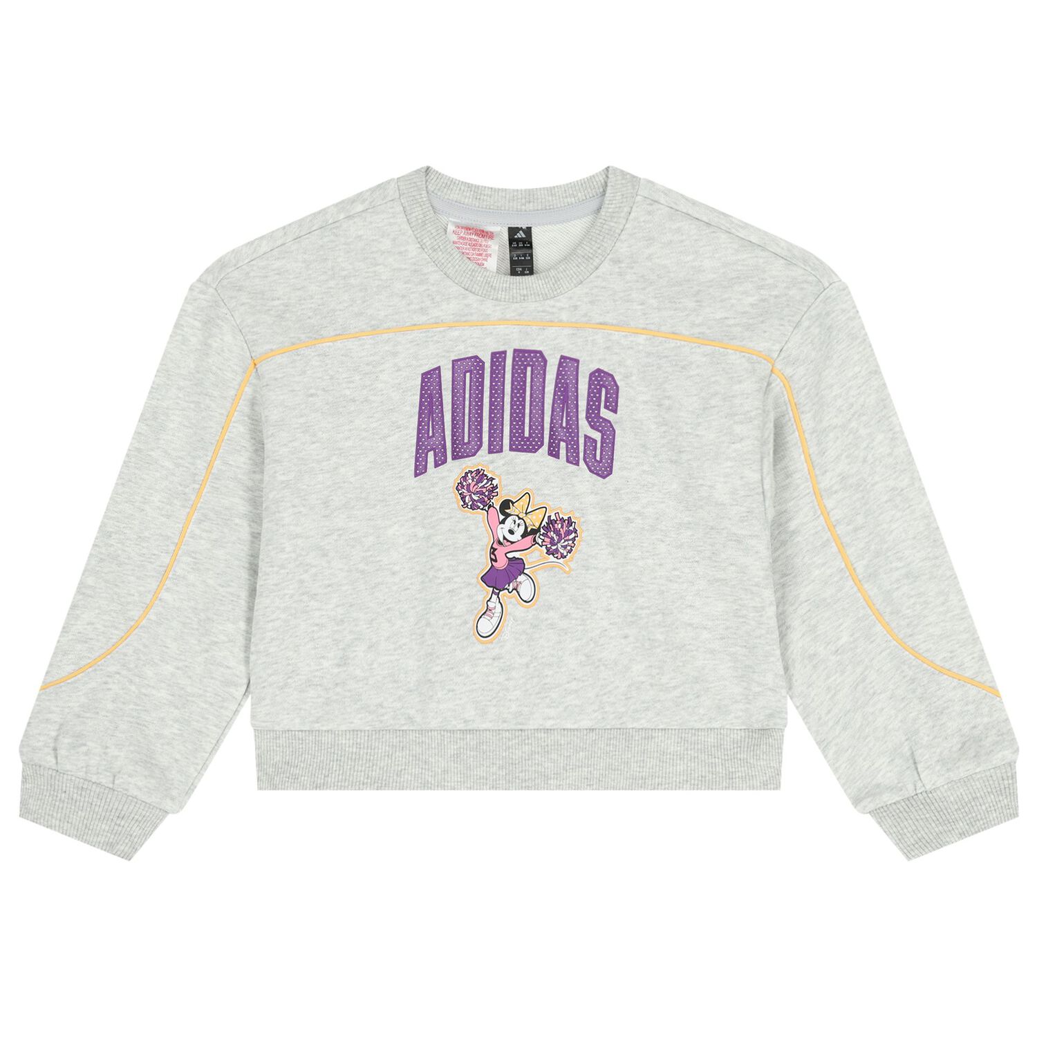 طقم ليجينز للبنات بطبعه ديزنى باللون الرمادى والبنفسجى , 1, hi-res