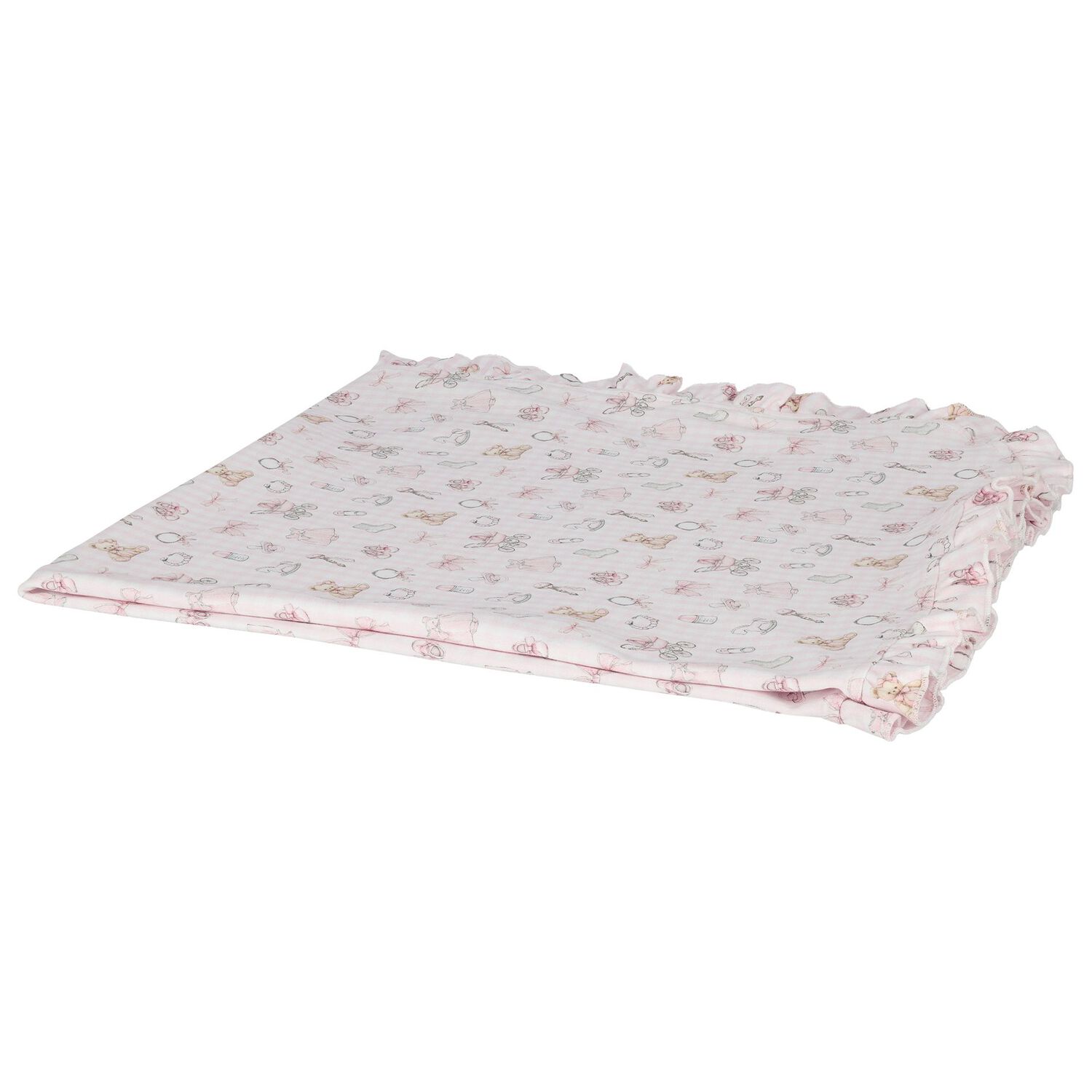 Baby Girls Fancy Pink Blanket, 1, hi-res image number null
