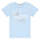 Younger Boys Blue Shorts Set, 1, hi-res