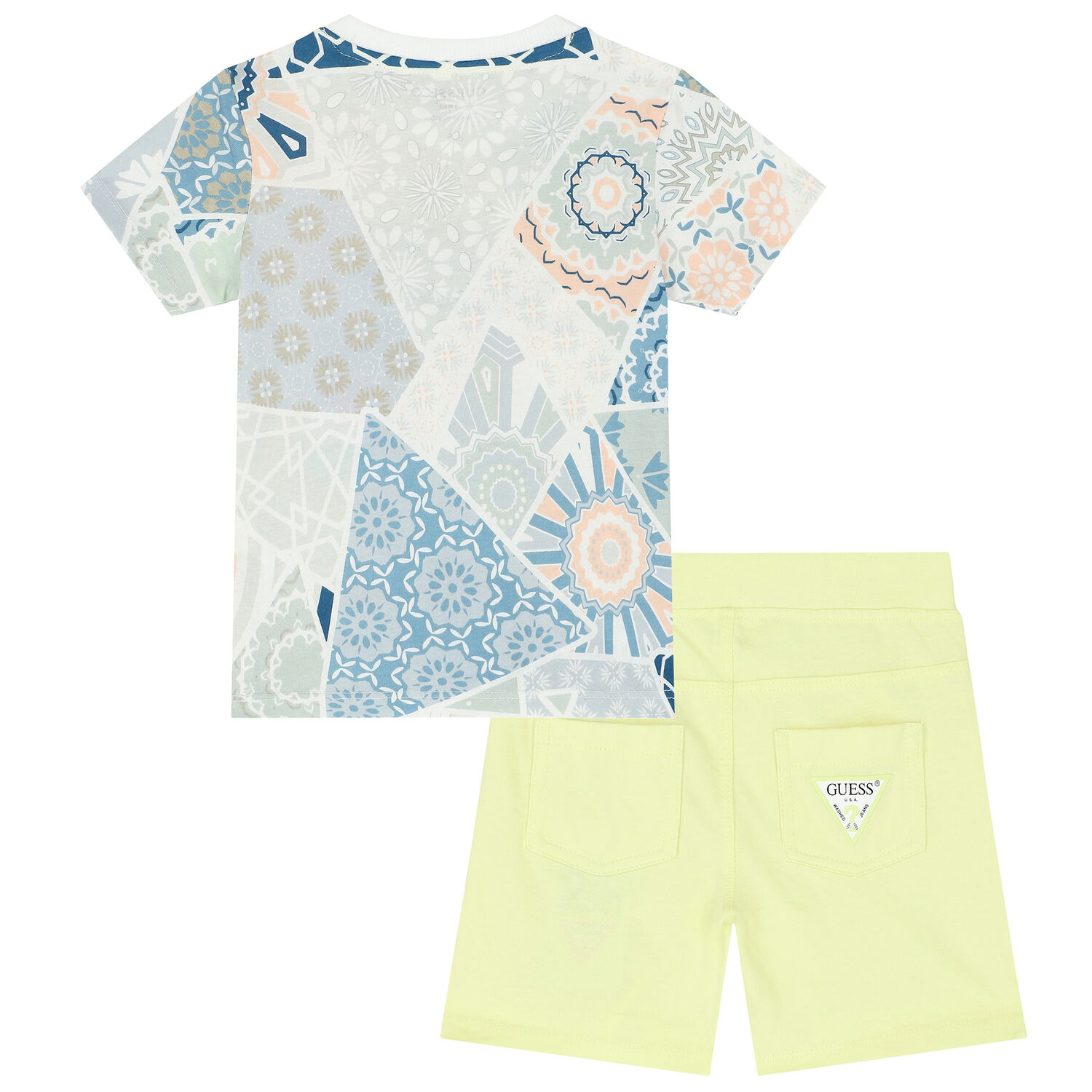 Baby Boys Multi-Colored Logo Shorts Set, 2, hi-res image number null