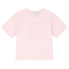 Girls Pink Logo T-Shirt, 1, hi-res