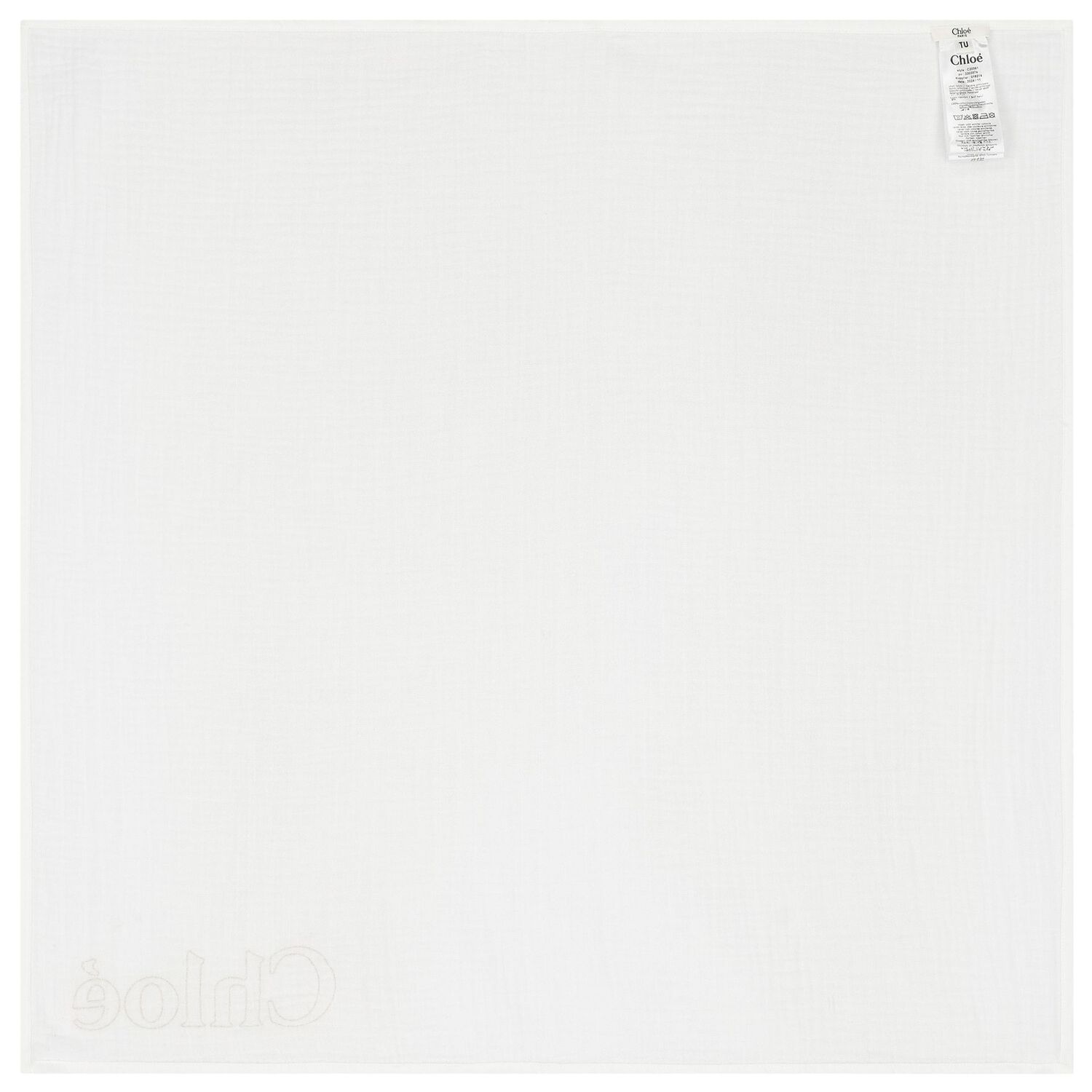 طقم هدايا من قماش موسلين بشعار باللون العاجي والوردي للبنات الصغار, 1, hi-res