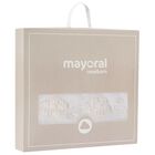 بطانية أطفال عاجية مزخرفة بالزهور, 3, hi-res