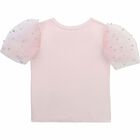 Girls Pink Embellished Tops, 1, hi-res