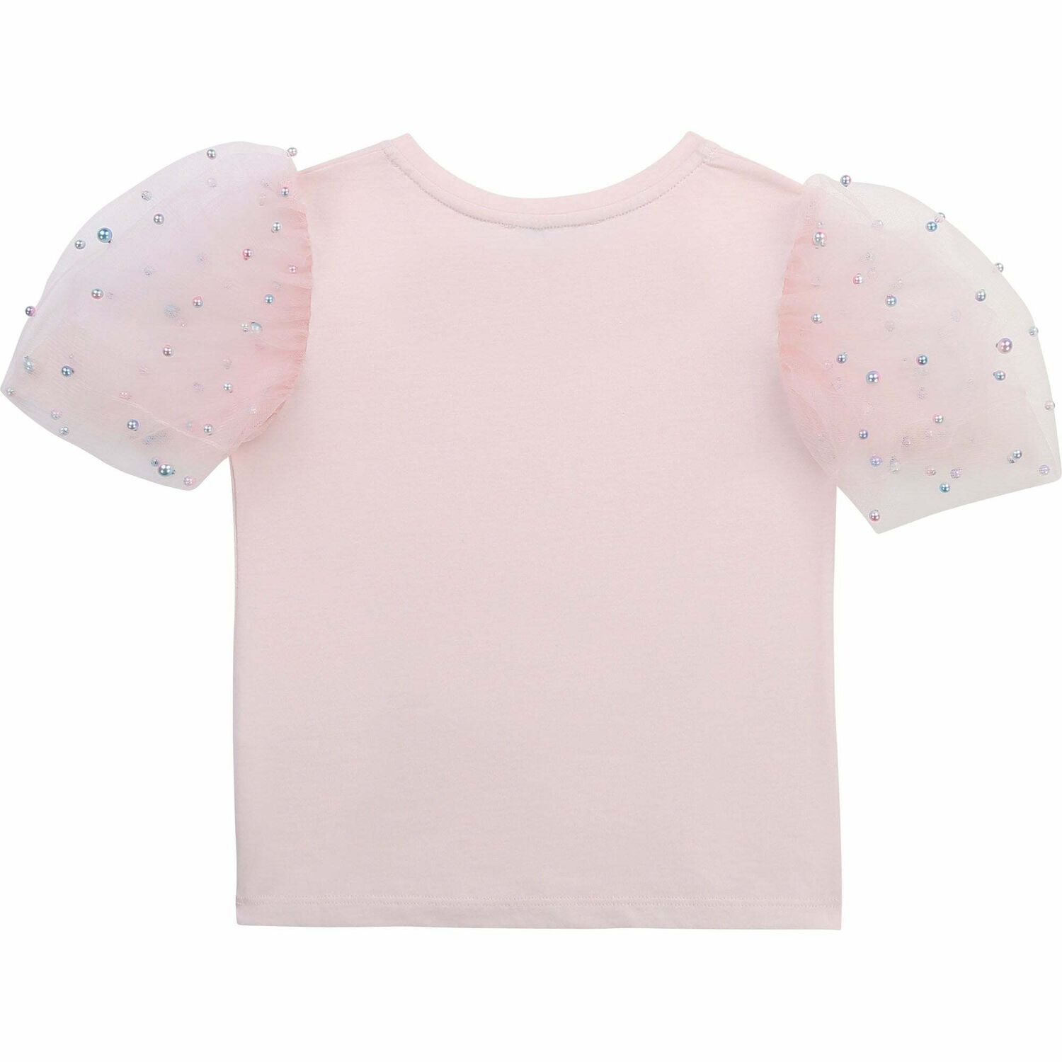 Girls Pink Embellished Tops, 1, hi-res image number null