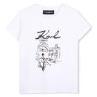 Mini Me Girls White Logo T-Shirt, 1, hi-res