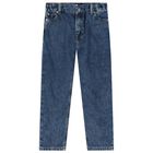 Boys Navy Blue Denim Jeans, 1, hi-res