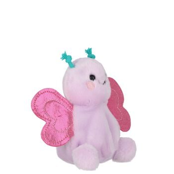 Girls Pink Palm Pals Petunia Butterfly Soft Toy ( 13CM )