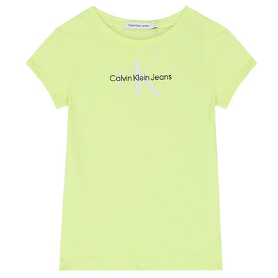 Girls Green Logo T-Shirt