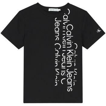 Boys Black Logo T-Shirt