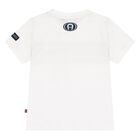 Younger Boys White Logo T-Shirt, 1, hi-res