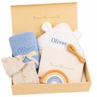 Boys Blue Personalised Ultimate Baby Gift Set, 2, hi-res