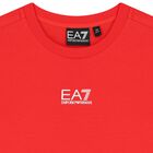 طقم شورت اولاد بالشعار باللون الاحمر والاسود , 2, hi-res