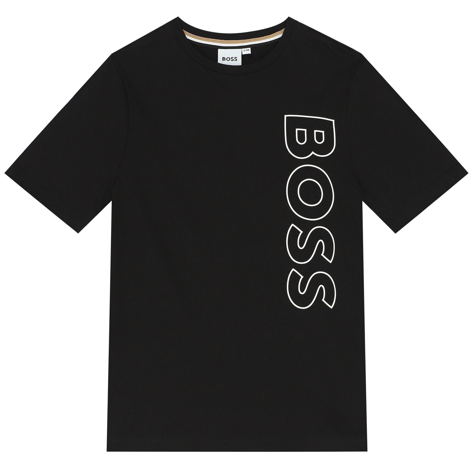 Boys Black Logo T-Shirt, 5, hi-res image number null