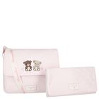 شنطة مواليد بشعار تيدي بير باللون الوردي للأطفال, 1, hi-res