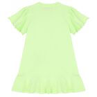 Girls Green Logo Bag Dress, 3, hi-res