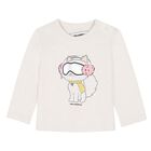 Younger Girls Pink Choupette Logo Tracksuit Set, 1, hi-res