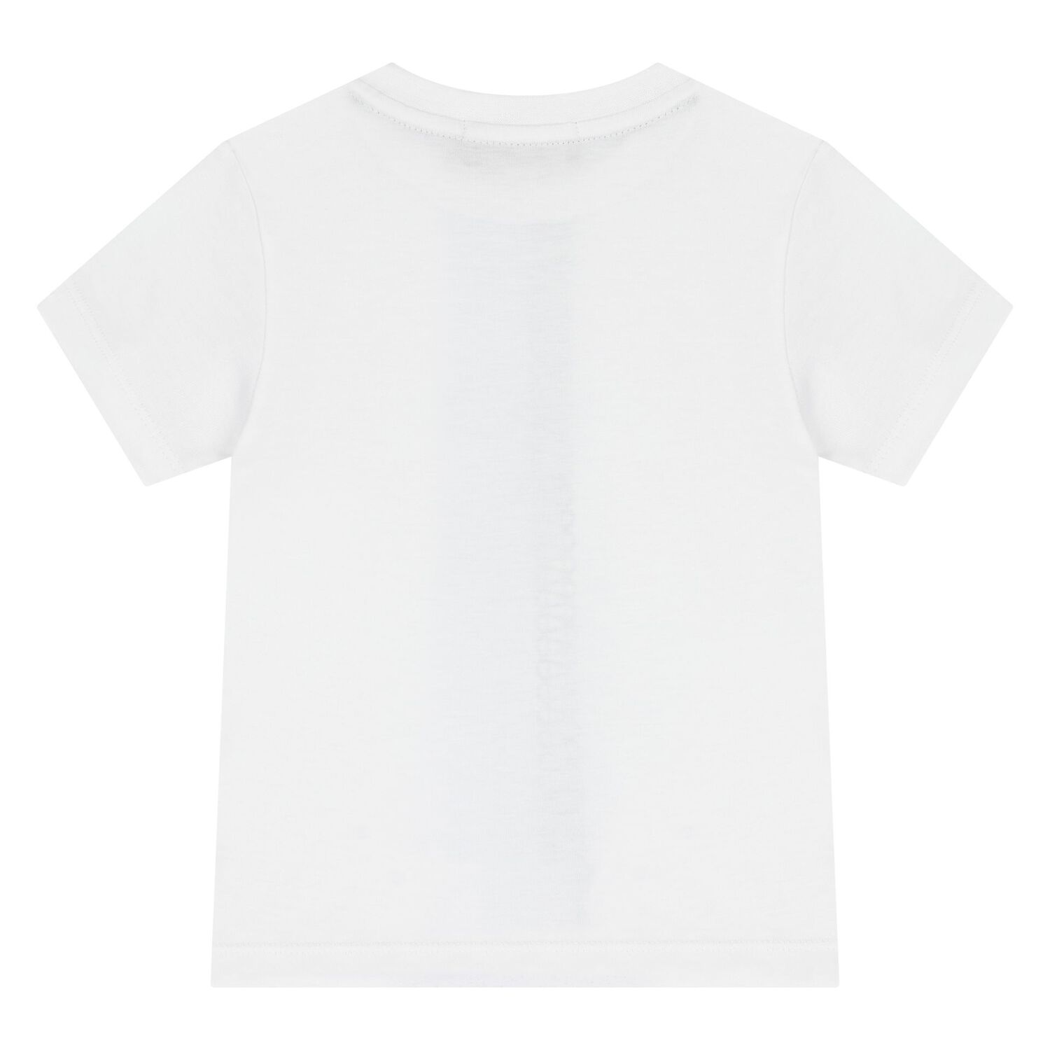 Younger Boys White & Blue Logo Shorts Set, 1, hi-res