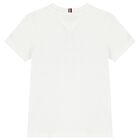 Boys White Logo T-Shirt, 2, hi-res