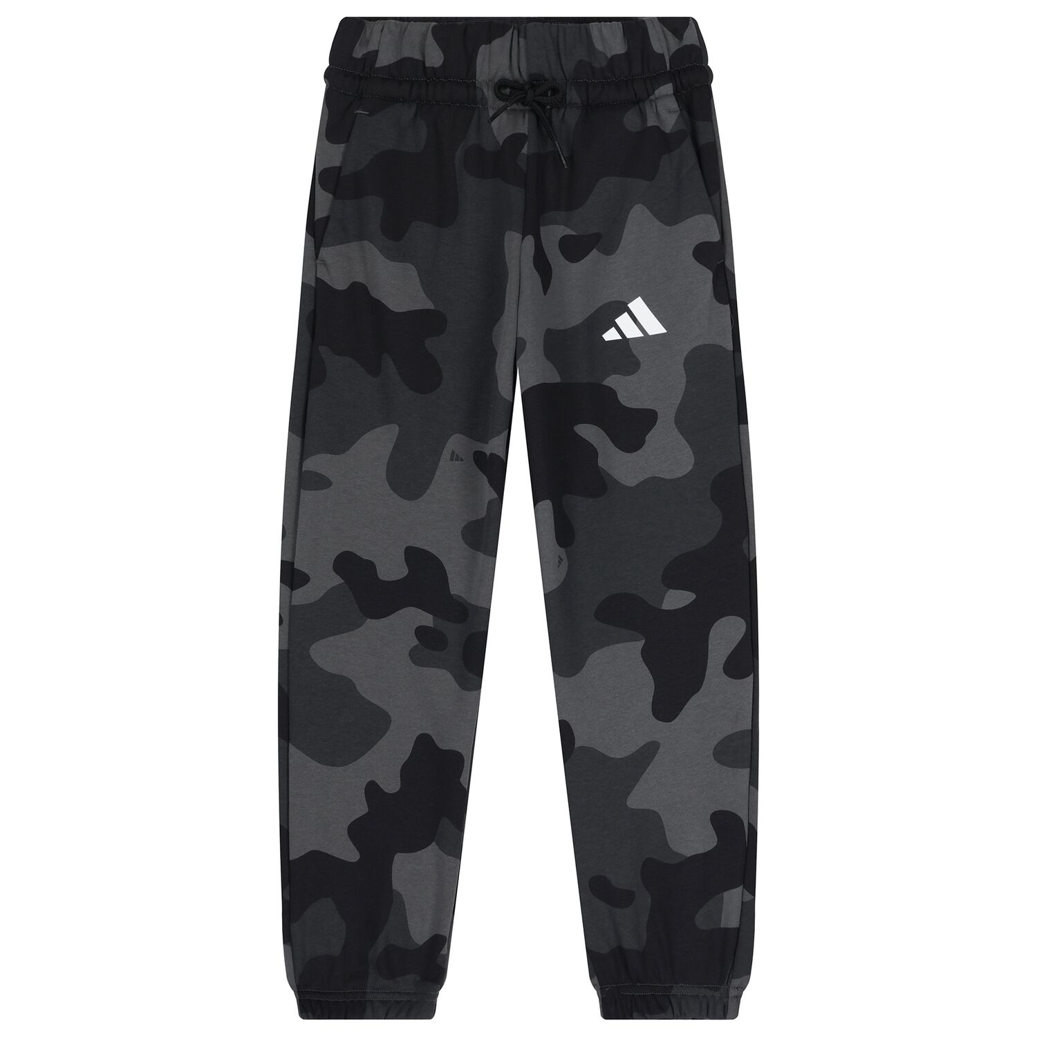 Black & Grey Camouflage Logo Joggers, 1, hi-res