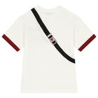 Boys Ivory Logo Bag T-Shirt, 1, hi-res