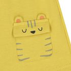 شورت أولاد بطبعة النمر بالون الأصفر , 1, hi-res