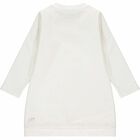 Girls White Jumper Dress, 1, hi-res