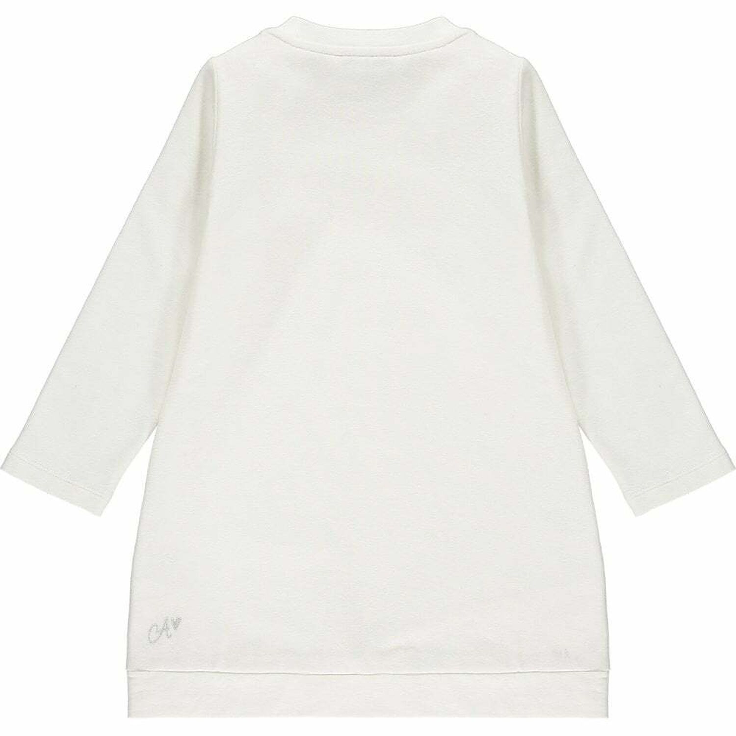 Girls White Jumper Dress, 1, hi-res image number null