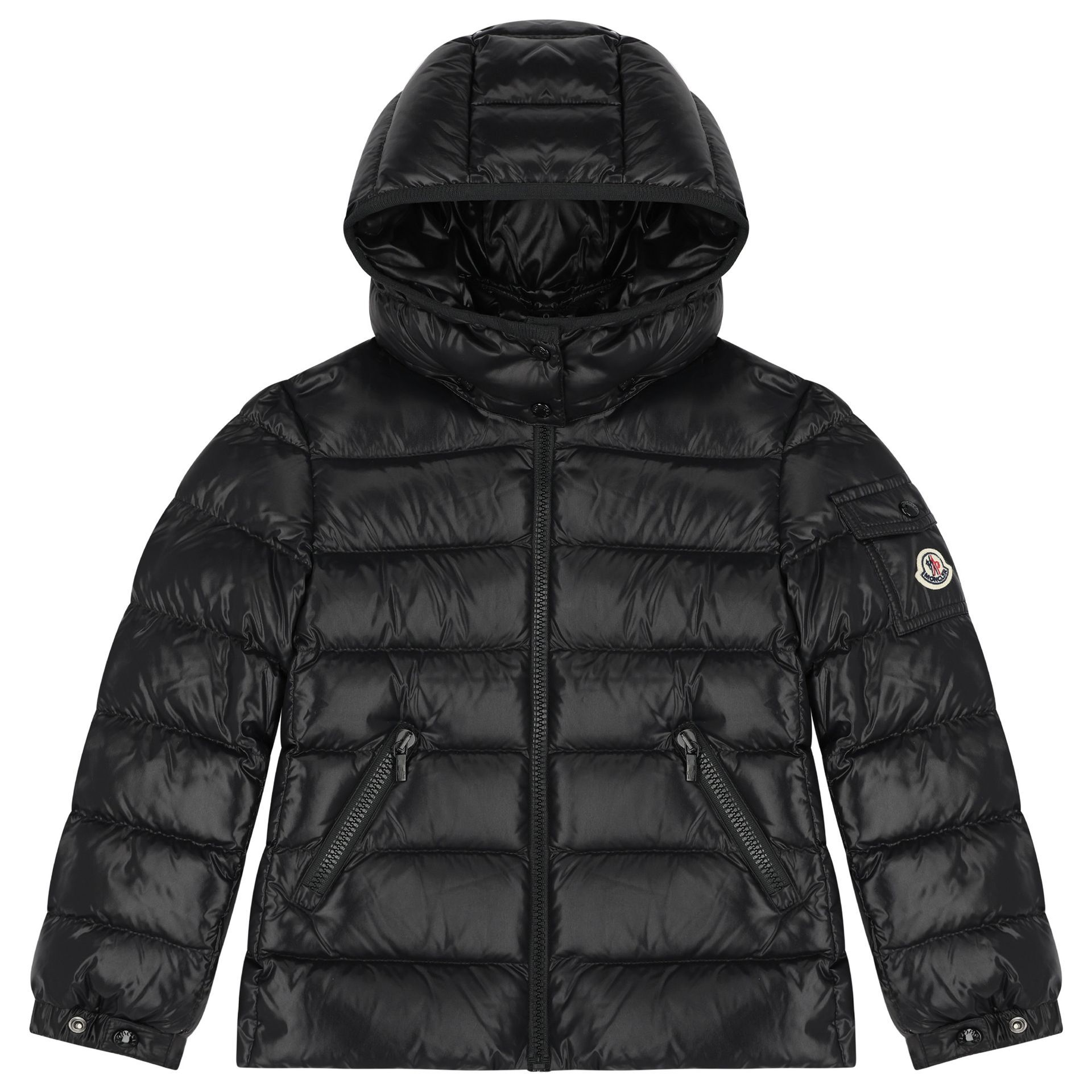 Moncler Enfant Girls Black Bady Down Puffer Jacket Junior Couture UAE