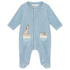  أفرول أولاد باللون الأزرق والبيج (2  قطع) , 2, hi-res