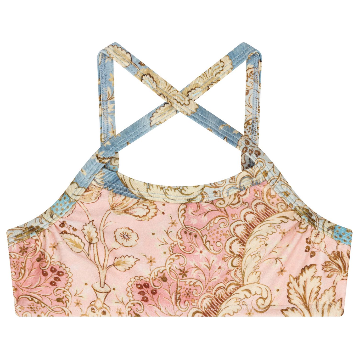 بيكيني باللونين الزهري و الوردي للبنات , 1, hi-res