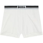 Boys White & Black Boxers (2 Pack), 1, hi-res