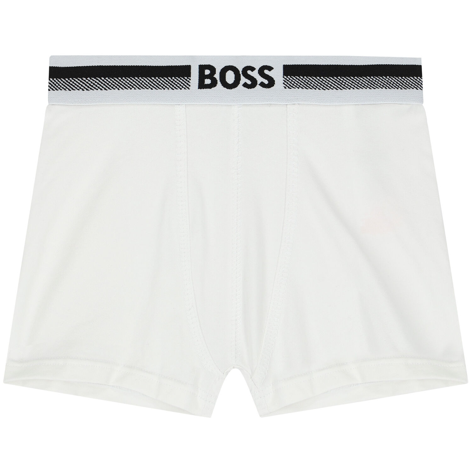 Boys White & Black Boxers (2 Pack), 1, hi-res