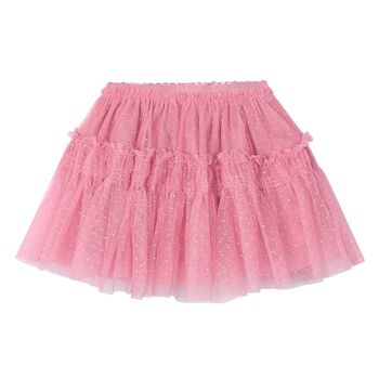 Girls Pink Tulle Skirt