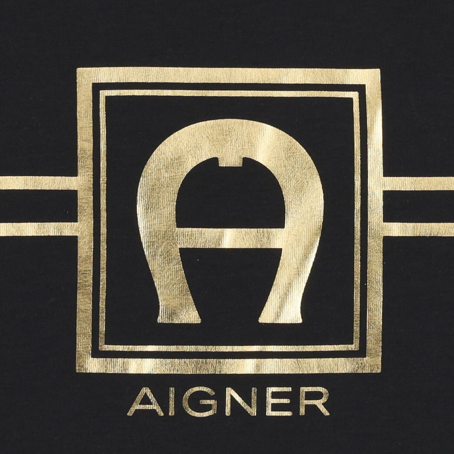 Boys Black & Gold Logo T-Shirt, 2, hi-res