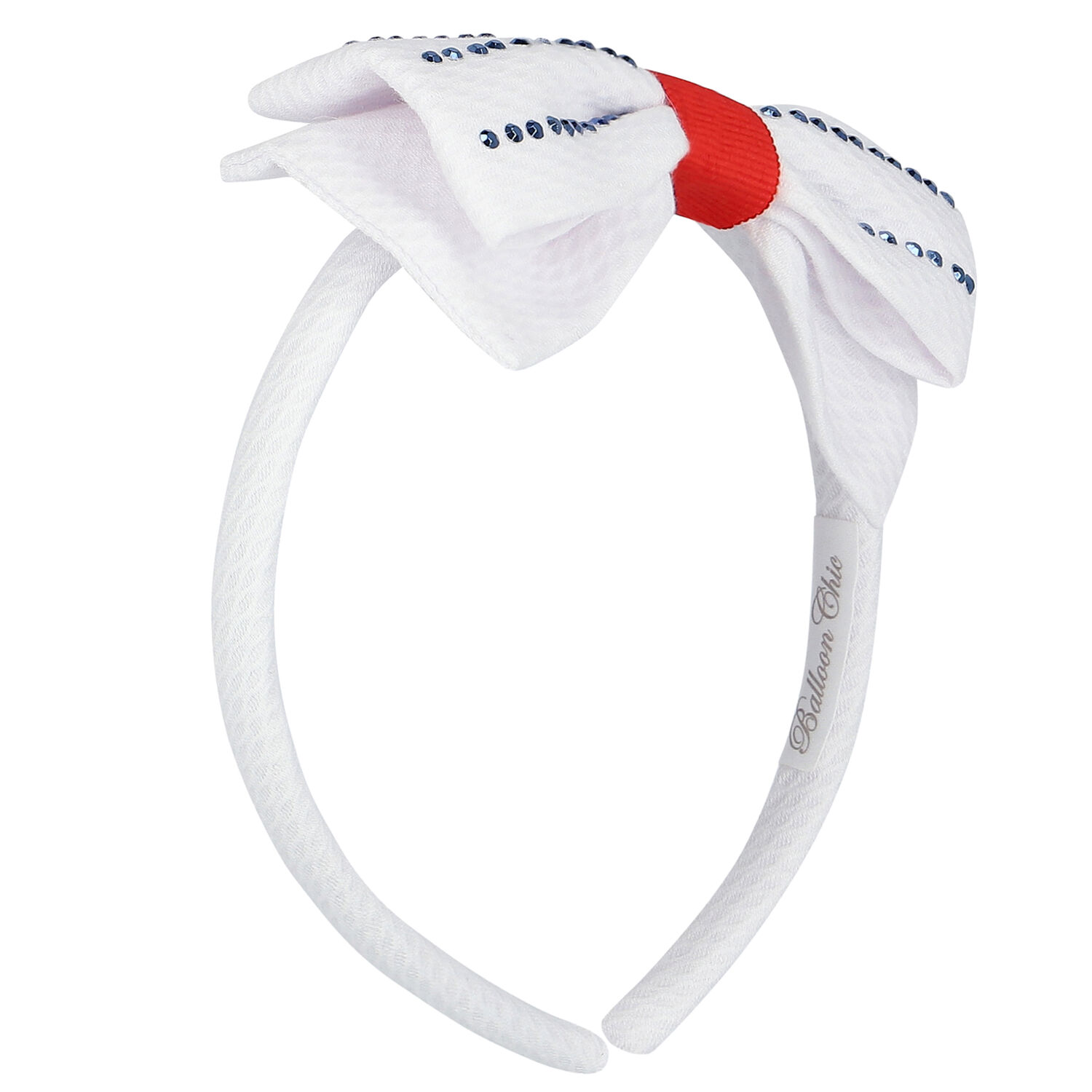 طوق شعر بنات باللون الأبيض, 1, hi-res image number null