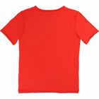 Boys Red Cotton T-Shirt, 1, hi-res