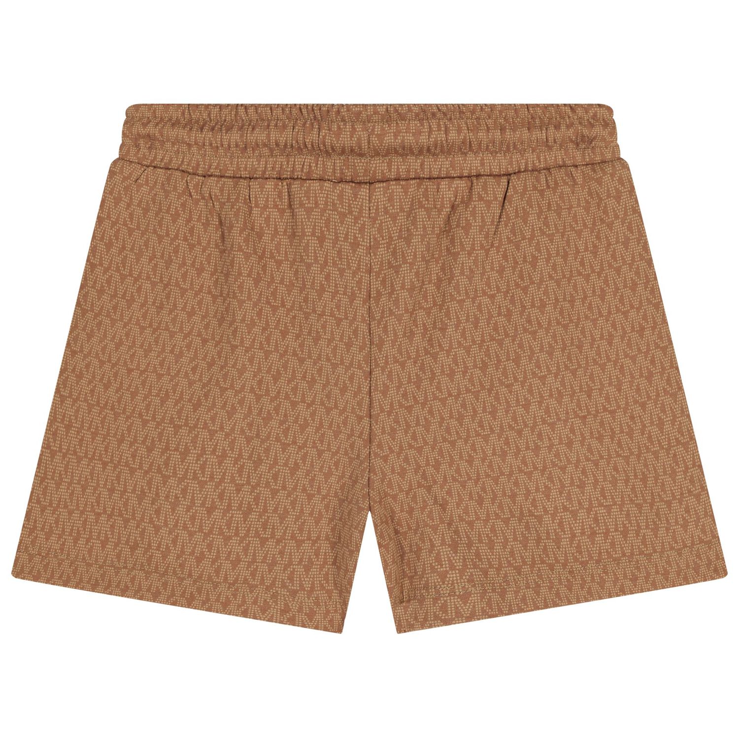 Girls Brown Logo Shorts, 1, hi-res