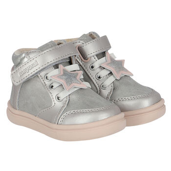 Girls Silver Trainers