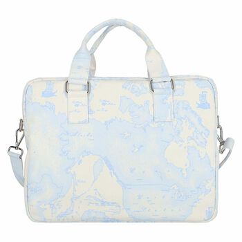 Blue Geo Map Baby Changing bag