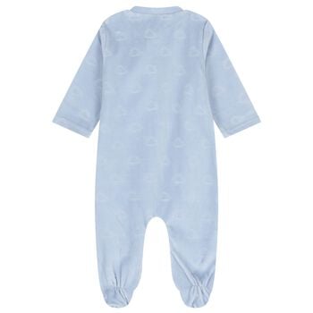 Baby Boys Blue Clouds Babygrow